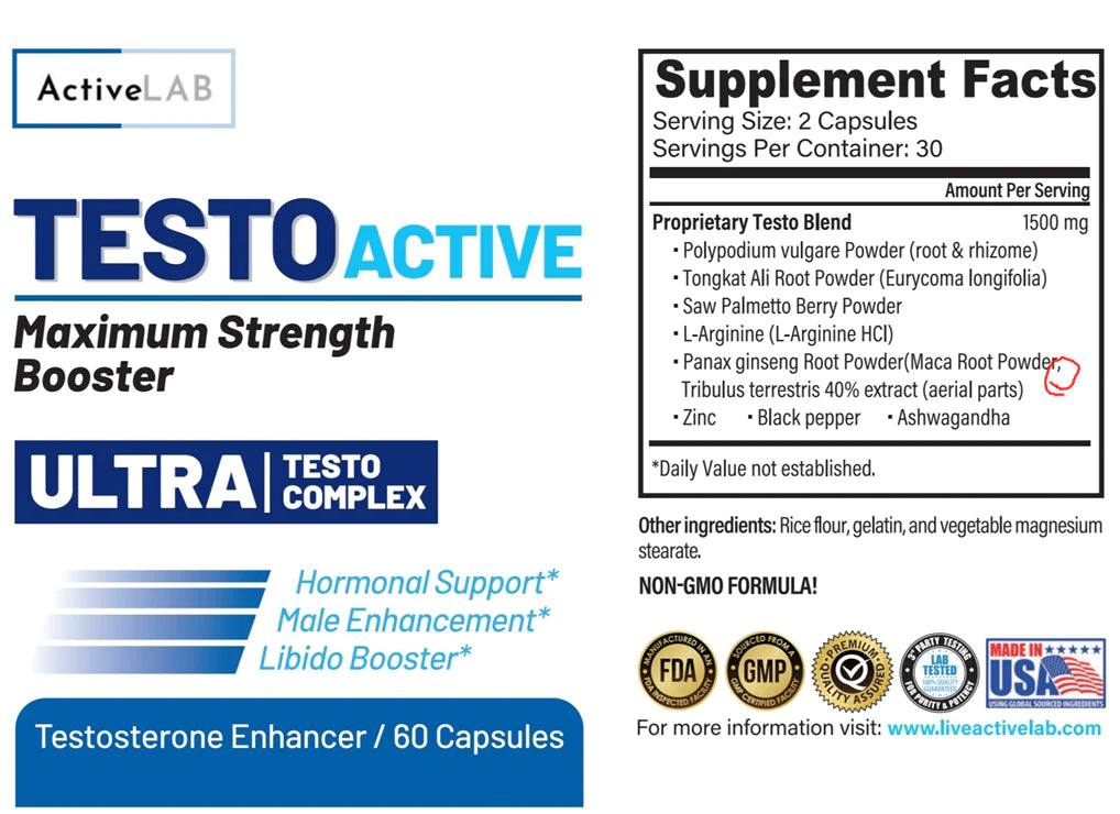 Testoactive Special order - ULTRA TESTO